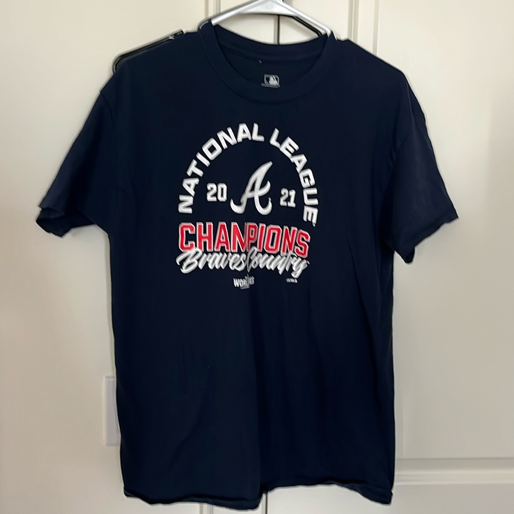 ❤️ 6 for 20 ❤️  Atlanta Braves National League 2021 World Series T-shirt